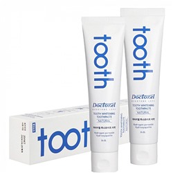 Набор из 2 зубных паст Dr.EL Tooth Whitening Отбеливающая, 120 гр