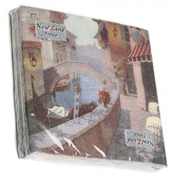 Салфетки сервировочные Fresco (Фреско) Итальянская улочка, 33х33 см, 20 шт