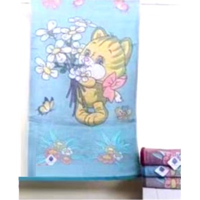 Полотенце " Кошечки стежка" 50*100 (лен+хлопок) вид 34