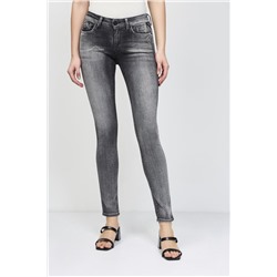 Pantalón skinny fit New Luz - Gris oscuro