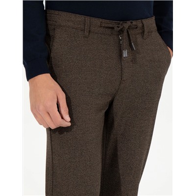 Brown Slim Fit Canvas Bloys