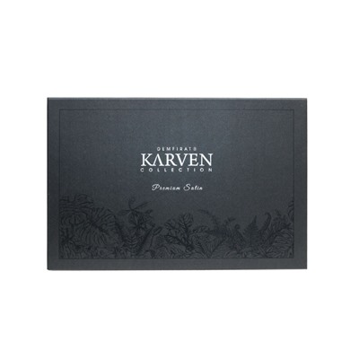 Постельное белье Karven (300 tc) премиум сатин евро N359 GISELLE Cobalt