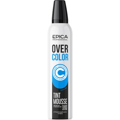 EPICA Professional Оттеночный мусс для волос «Сапфир» «OVERCOLOR», 250 мл