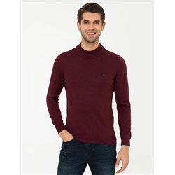 Bordeaux Slim Fit Half Fisherman воротник основной трикотаж казах