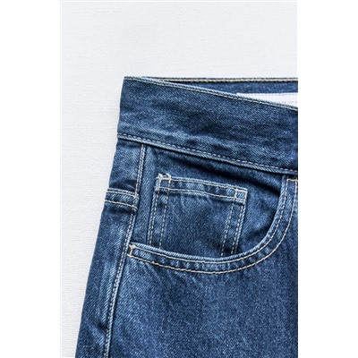 JEANS TRF DOBLADILLO TIRO ALTO