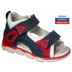 Туфли летн Indigo kids 20-017 А син-кр Н/К