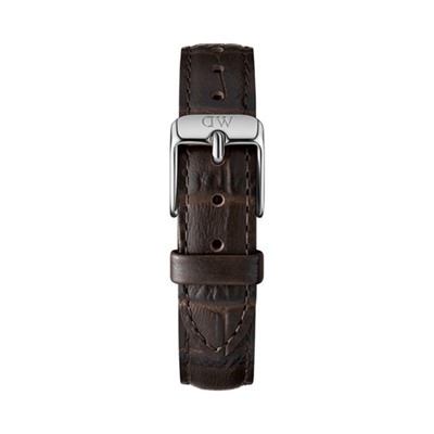 Reloj de cuarzo de piel York - 28 mm - Negro