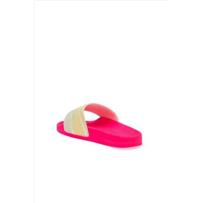 Girls Neon Pink Slippers Surprise Scount в корзине