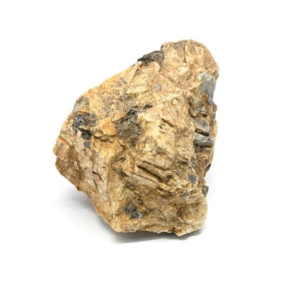 Корунд сапфир в породе 82*62*48мм, 224г