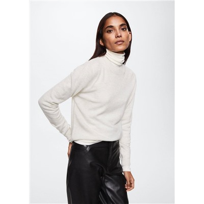Jersey lana cuello perkins -  Mujer | MANGO OUTLET España