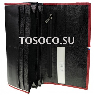 g-1002-1 black кошелек натуральная кожа и экокожа 9х19х2