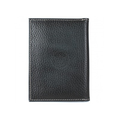 Обложка для авто+паспорт-Croco-ВП-102 натуральная кожа черный флотер (40)  209452