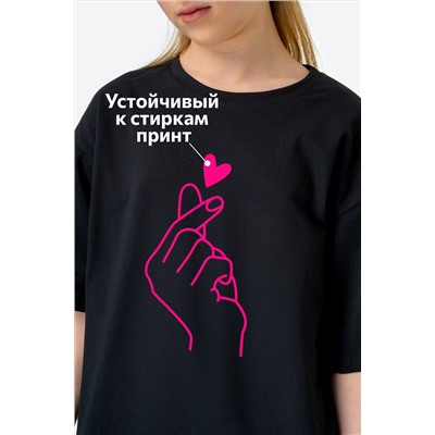 Футболка оверсайз для девочки Happyfox