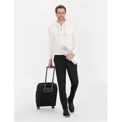 Черный бывший Тканевые штаны Slim Fit