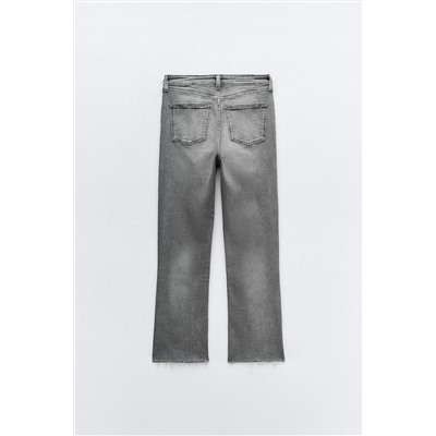 JEANS TRF CROPPED FLARE TIRO ALTO