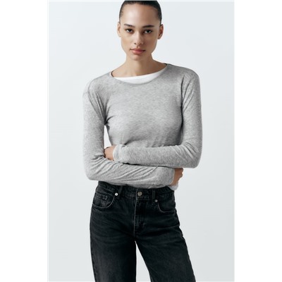 JEANS TRF WIDE LEG TIRO MEDIO FULL LENGTH