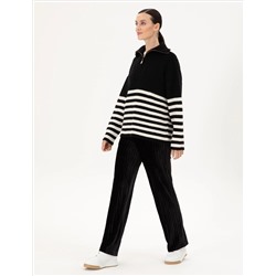 Black Loose Fit Столетный костюм Six