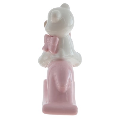 Фигурка декоративная "Мишка на лошадке", L8 W3,5 H8,5 см, 2в.