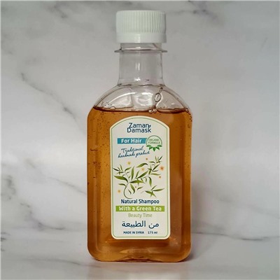 11 Натуральный шампунь с зеленым чаем Beauty Time Zaman Damask, 200 мл