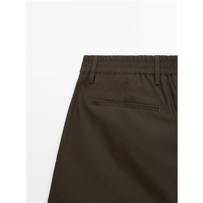 Pantalón popelín jogger fit