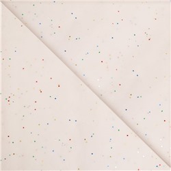 Бумага упаковочная тишью, «Конфетти», белая, 50×66 см