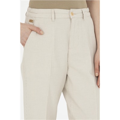 Женщина Open Khaki Kanvas Pants Stars