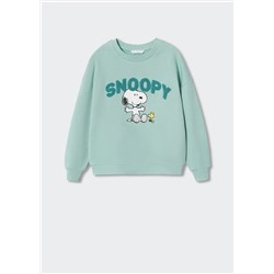 Sudadera snoopy textura -  Niña | MANGO OUTLET España