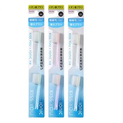 HUKUBA DENTAL Сменные головки для ионной зубной щётки КОМПАКТНОЙ (Мягкая) 2 шт. / 120