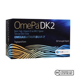 OmePa DK2 Омега-3 витамин D MK-7 50 капсул