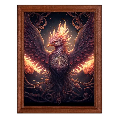 POSV-0252 Постер в рамке 17x23см Феникс