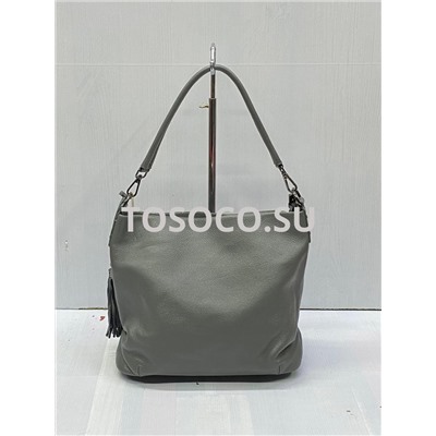 027-2 gray сумка Wifeore натуральная кожа 27x11x35