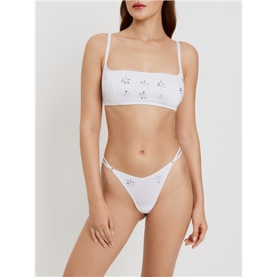 Бюстгальтер Bralette жен. Miuccia белый