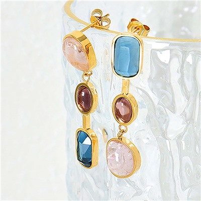 Серьги длинные на гвоздиках арт. 13 3688 (id 276919)