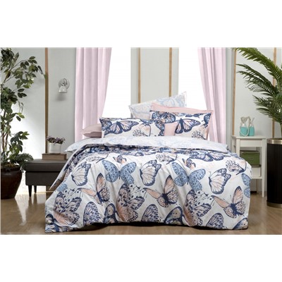 Постельное белье Sarevfancy poplin евро N194 CLIPPER v1/Pembe