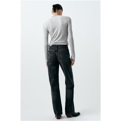 JEANS TRF WIDE LEG TIRO MEDIO FULL LENGTH