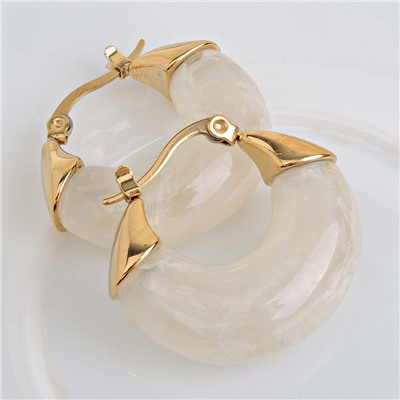 Серьги с замком кольцо арт. 13 3638 (id 276566)