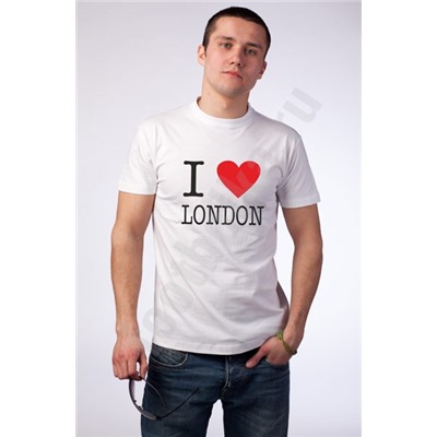 Футболка "I love London"