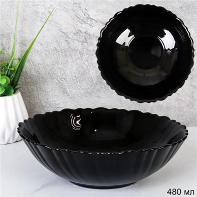 Салатник 480 мл 155 мм Классика Черный / BNTW60T (Black) /уп 60/