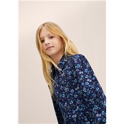 Vestido estampado floral -  Niña | MANGO OUTLET España