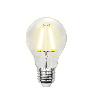 Нарушена упаковка.   Филаментная светодиодная лампа E27 8W 3000K (теплый) Sky Uniel LED-A60-8W-WW-E27-CL PLS02WH (UL-00000198) LED-A60-8W/WW/E27/CL PLS02WH картон