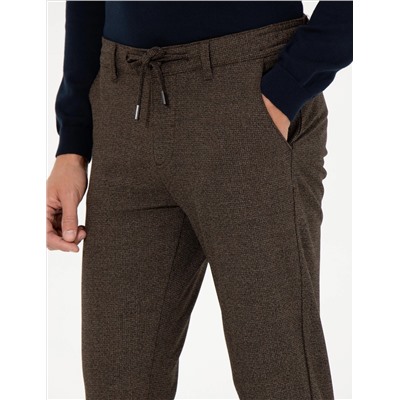 Brown Slim Fit Canvas Bloys