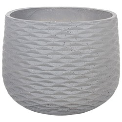 Кашпо Nobilis Marco "Cells graphite Jar" (файберклэй), D50хH40 см
