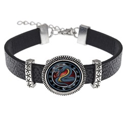 BSK2-0193 Кожаный браслет Змея