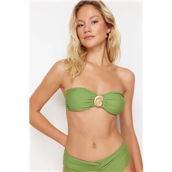 Зеленый бикини-топ Bralette Premium Accessory TBESS24BU00167