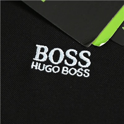 Мужское хлопковое поло  Hug*o Bos*s   Экспортный магазин