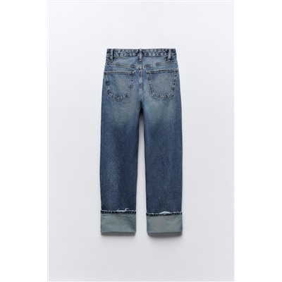 JEANS TRF RECTOS TIRO MEDIO