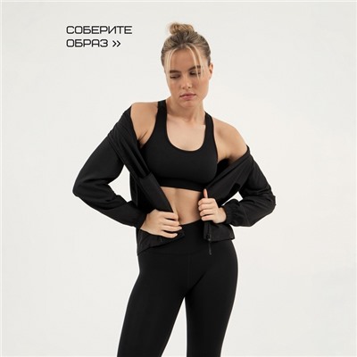Топ женский Resport, р. 44, цвет чёрный, базовый