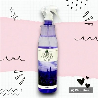 Жидкий освежитель воздуха "Fresh Aroma Air" (спрей, лаванда) 380 мл