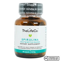 Lifeco Spirulina Kelp & Крапива 60 капсул
