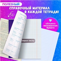 Набор предметных тетрадей А5, 36 листов Сalligrata MonoTone, 10 предметов, серые листы